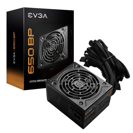 [100-BP-0650-K1] Fuente de Poder EVGA 650W BP 80+ Bronce