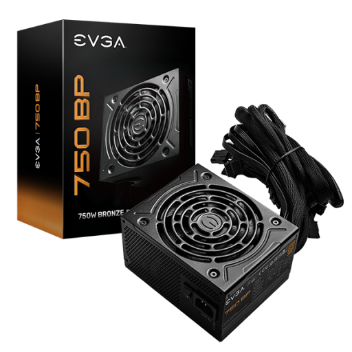 [100-BP-0750-K1] Fuente de Poder EVGA 750W BP 80+ Bronce