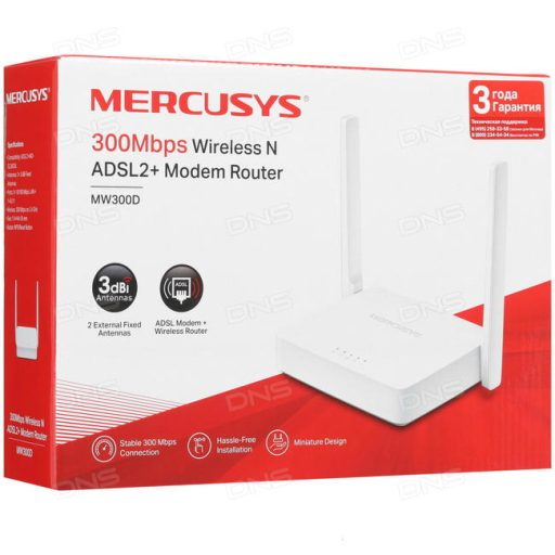 [00000326] Modem Router Mercusys MW300D ADSL