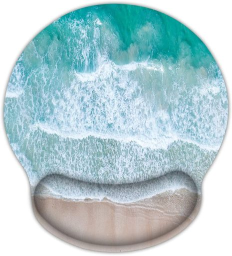 [MOUSEPADPLAYA] Mouse Pad Diseño Playa con Soporte