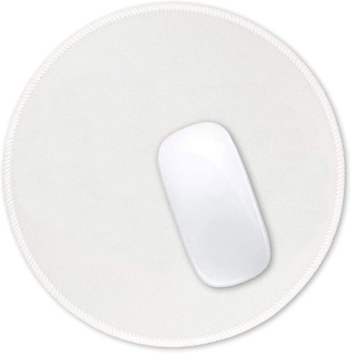 [MOUSEPADBLANCO] Mouse Pad Redondo Color Blanco